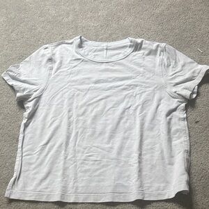 lululemon athletica Light blue Short Sleeve Tee